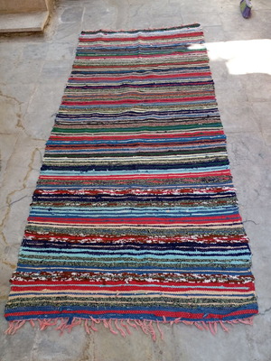 Rag rugs like new, dimensions 224x96, multiple pieces