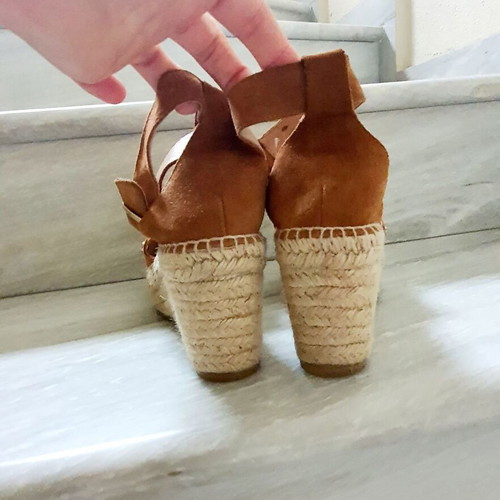 Kanna sandals new, genuine leather, size 37, brown