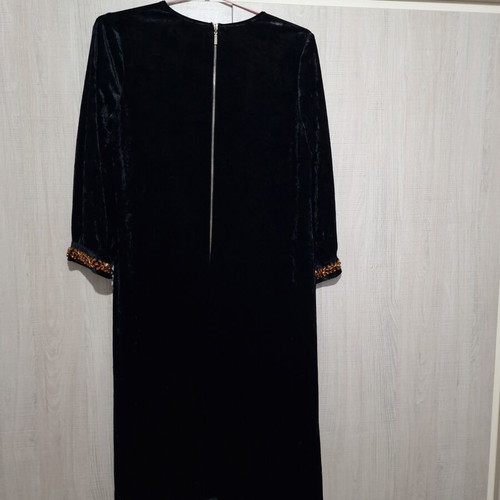Velvet midaxi dress new with glass rhinestones size M to L