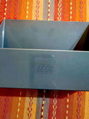 LEGO Brick Scooper plastic storage box gray like new
