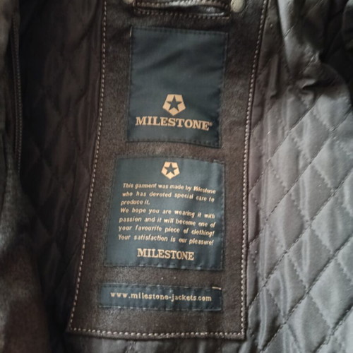 Milestone men's jacket black XL like new