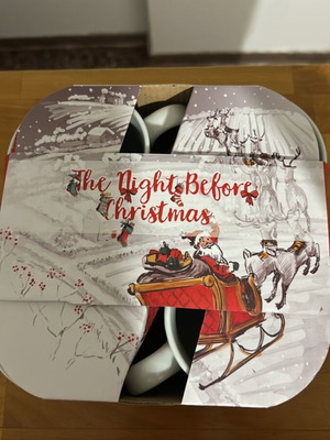 The Night Before Christmas σετ 4 κεραμικές κούπες