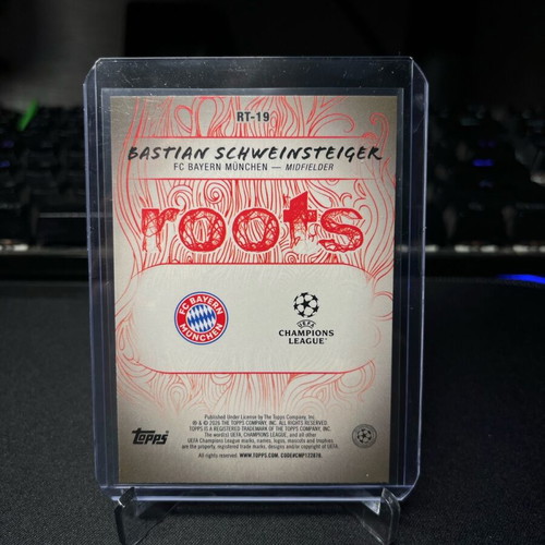 Bastian Schweinsteiger Roots collectible card new
