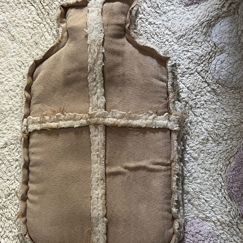 Primark hot water bottle used with fabric cover