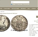  PERU 1805 Lima 8 Real *896 SILVER coin*  ** RARE/ΣΠΑΝΙΟ ** 218 ετών !!!