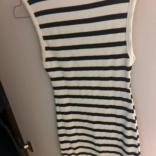 Striped dress Pull & Bear like new, black and white size M