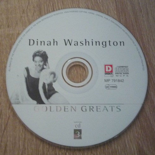 Dinah Washington Golden Greats 3 CD collection used, jazz