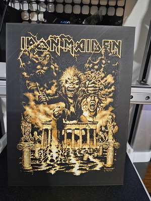 Iron Maiden 3D printed poster Run For Your Lives Tour 2026 καινούργιο