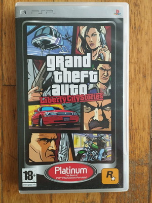 Grand Theft Auto Liberty City Stories for PSP used with map