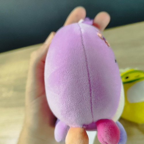 Squishmallows plush keychains set of 3 used, approx. 10 cm