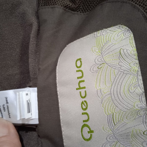 Quechua jacket like new, gray, size M