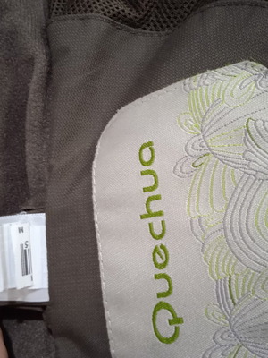 Quechua jacket like new, gray, size M