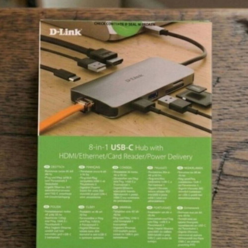 D-Link USB-C Docking Station DUB-M810 new with HDMI 4K PD Ethernet