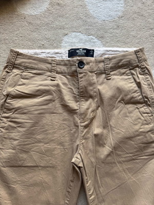 Hollister Men Trousers Used Size 42 Beige