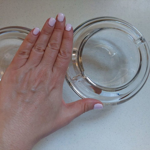 Morava crystal ashtrays new