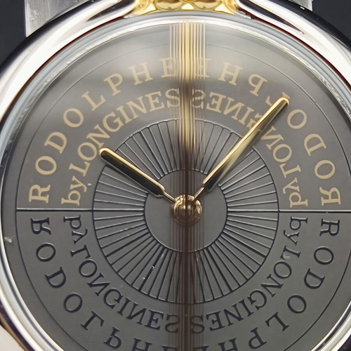 Vintage Rodolphe by Longines Swiss Made watch used, quartz, leather strap