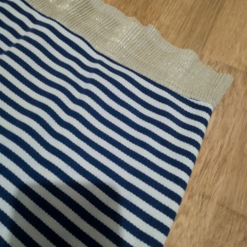 Marella Sport Skirt like new, blue with beige and gold, size S/M