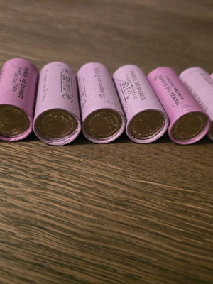 2 Euro Coin Rolls new, Europe 2024-2025, collectible editions