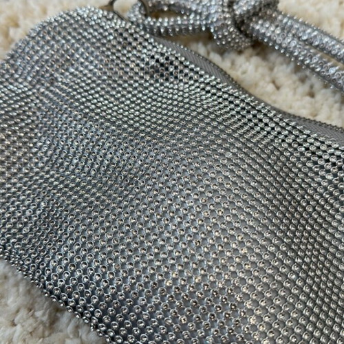 Silver handbag like new