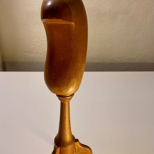 Wooden jewelry stand bust new