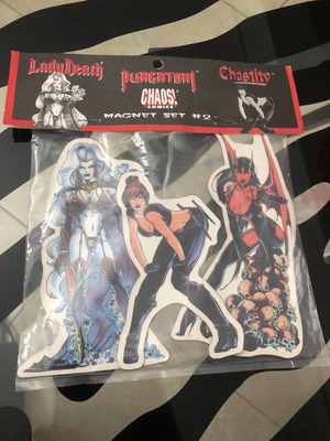 Chaos Comics Magnet Set#2 μεταχειρισμένο, σετ 3 μαγνήτες από Graphitti Designs