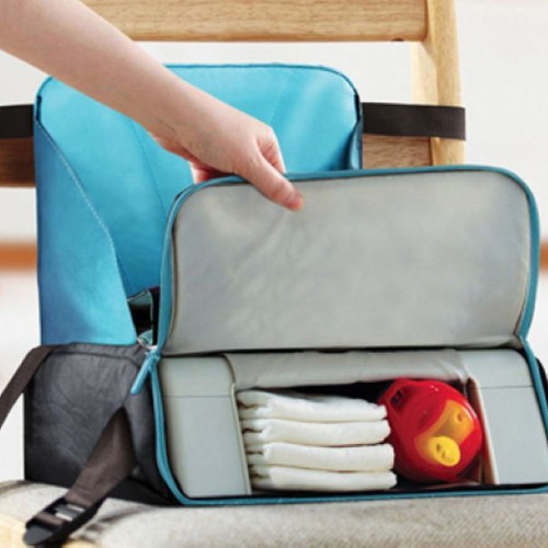 Munchkin Travel Booster Seat new, portable fabric high chair