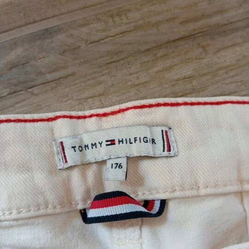 Tommy Hilfiger jeans 176 cm, girl small, white with blue