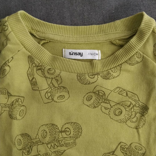 Sinsay thin fleece sweatshirts, 2 pieces, boys 5-6 years