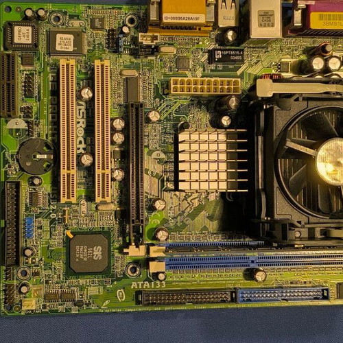Motherboards used, lot of 9 with CPU, RAM, keyboard and power supplies