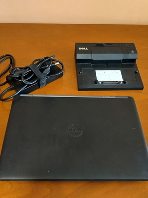 Dell Latitude E7450 laptop σαν καινούργιο, 16GB RAM, 256GB SSD, Win11 Pro, docking station