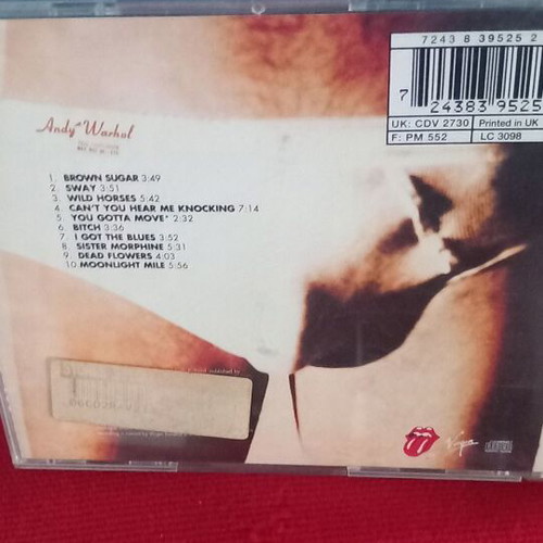 Rolling Stones Sticky Fingers CD, rock
