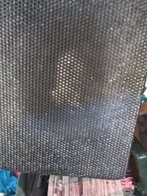 Cat litter mat used
