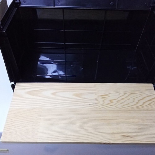 Breadbox with Wooden Cutting Board Always Baked Fresh, new