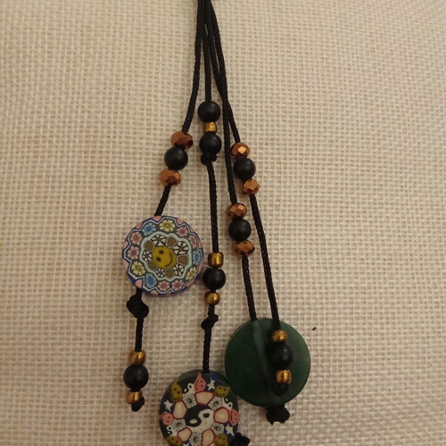 Handmade keychain with beads new