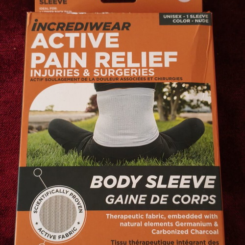 Incrediwear Body Sleeve therapeutic waist belt size L new