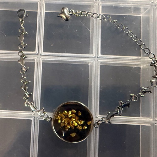 Silver bracelet made of stainless steel new