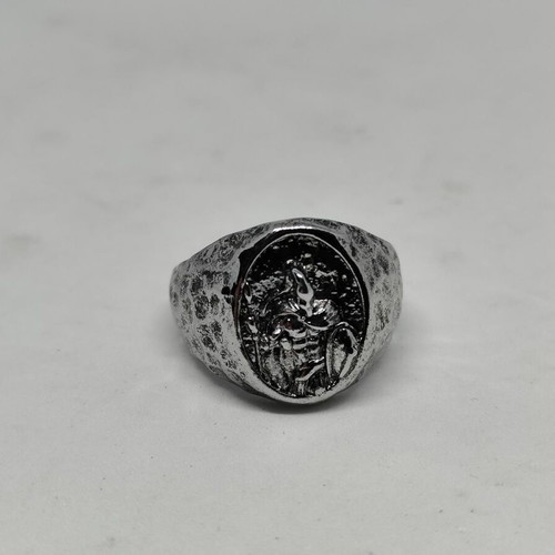 Spartan Warrior Ring like new, silver-colored metal alloy, size 12