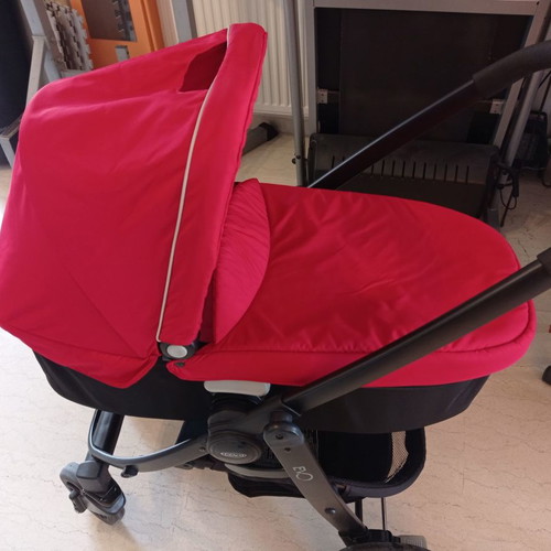 Graco Evo Trio stroller used, red, multifunctional