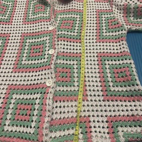 ASOS knitted set jacket and shorts, multicolor