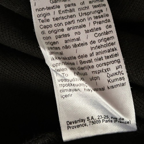 Lacoste cotton polo shirt black size M