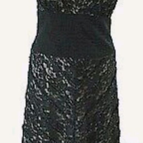 Joseph Ribkoff Evening Wedding Dress New 42 EU L Black Lace