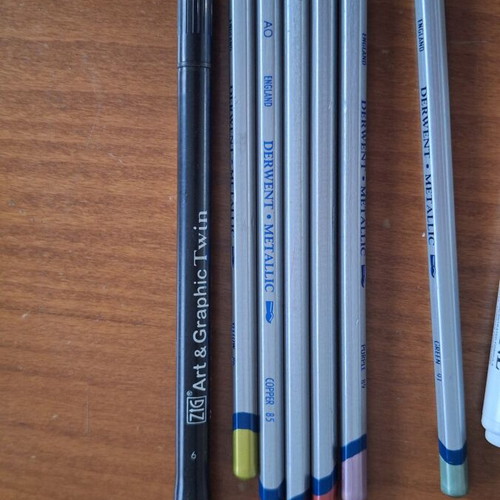 Markers and drawing pencils new