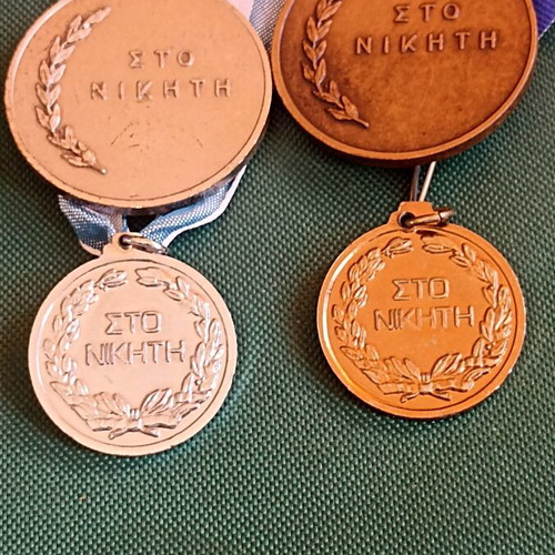 Collectible Set of 4 SEGAS Medals in Excellent Condition