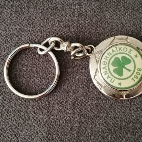 Panathinaikos keychain used, authentic