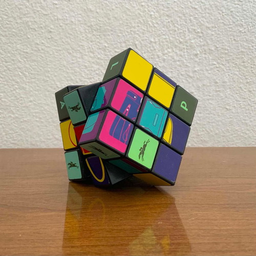 Rubik's Longchamp Cube promotional collectible used