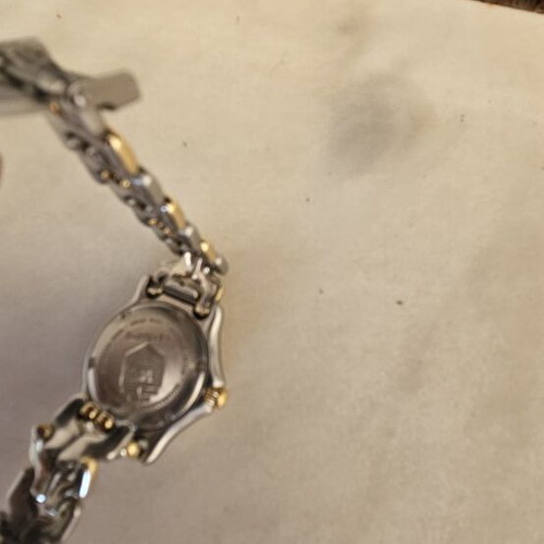 TAG Heuer women's wristwatch used, gray and gold
