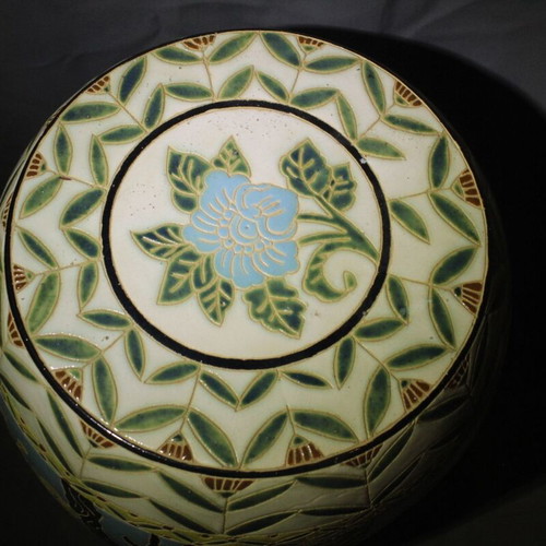 Antique porcelain garden stool, new