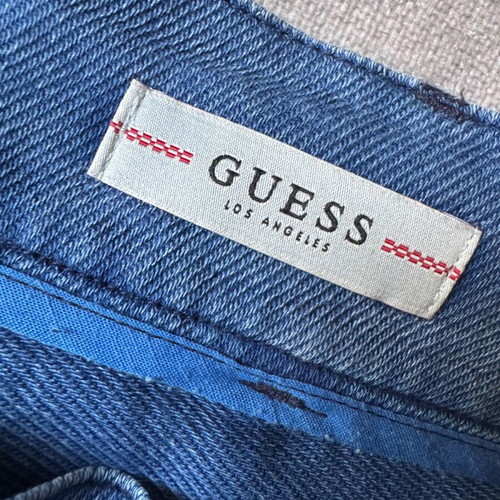 Guess high-waisted denim shorts new, blue with belt