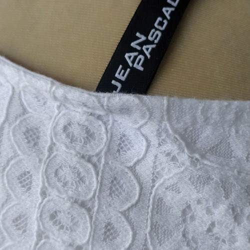 Jean Pascale Lace Dress white new, size S