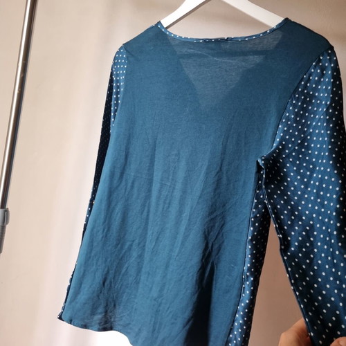Massimo Dutti μεταξωτή μπλούζα σαν καινούργια, μέγεθος M, βαμβακερή πλάτη